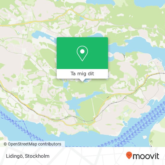 Lidingö karta