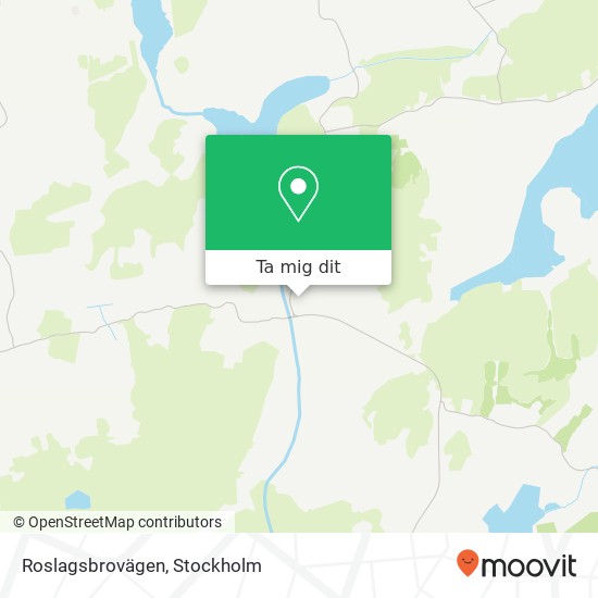 Roslagsbrovägen karta