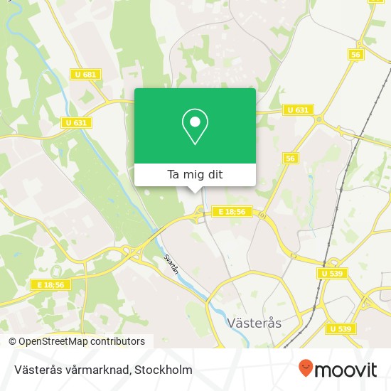Västerås vårmarknad karta