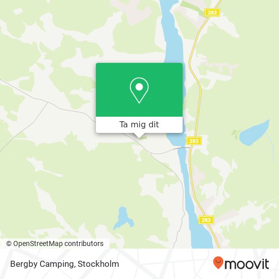 Bergby Camping karta