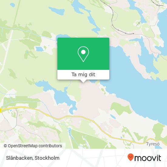 Slånbacken karta