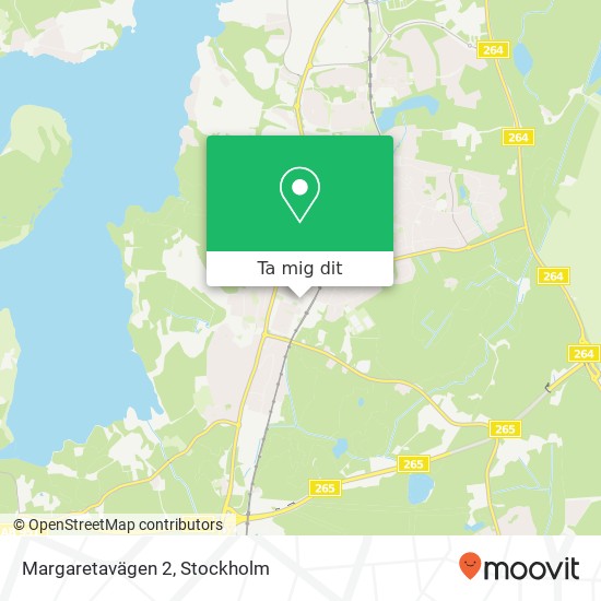 Margaretavägen 2 karta