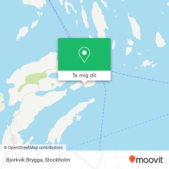 Bjorkvik Brygga karta