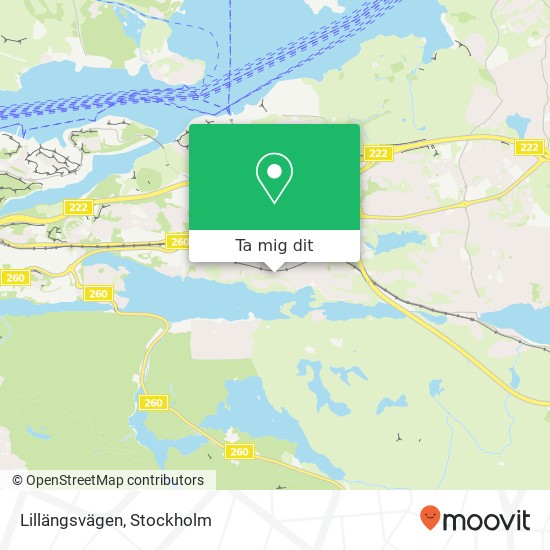 Lillängsvägen karta