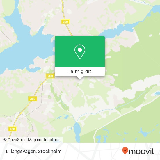 Lillängsvägen karta