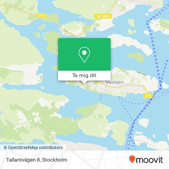 Tallarövägen 8 karta
