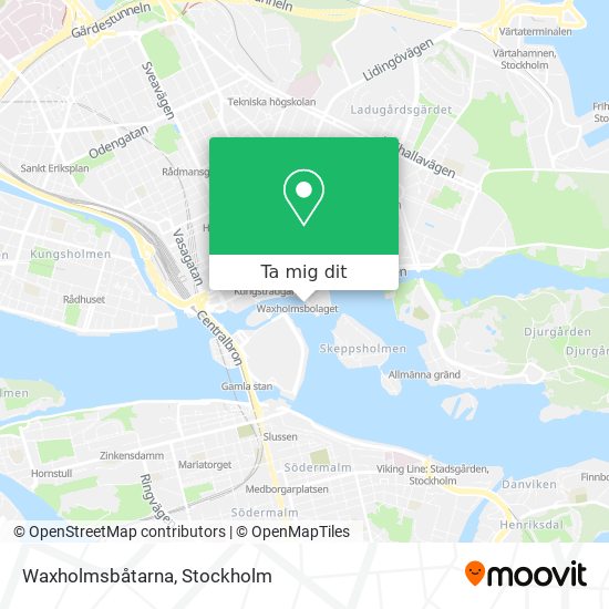 Waxholmsbåtarna karta