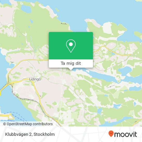 Klubbvägen 2 karta