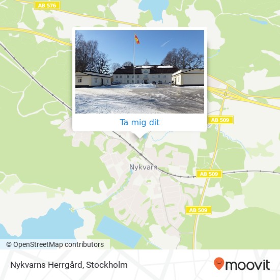 Nykvarns Herrgård karta