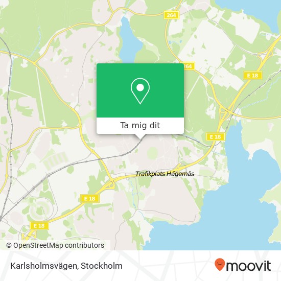 Karlsholmsvägen karta