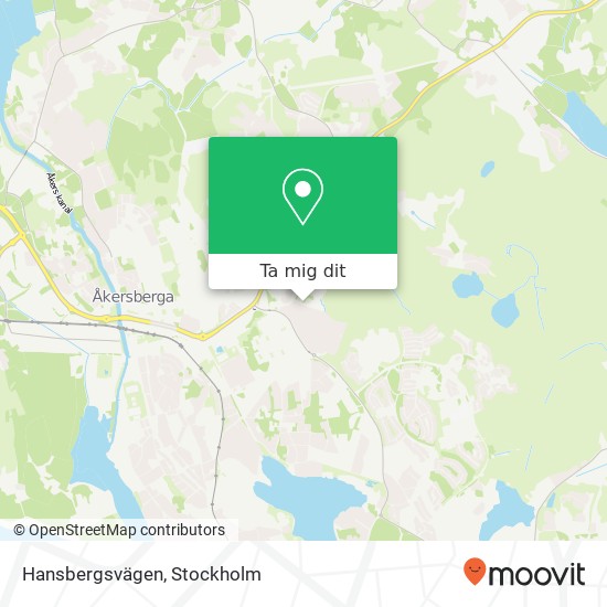 Hansbergsvägen karta