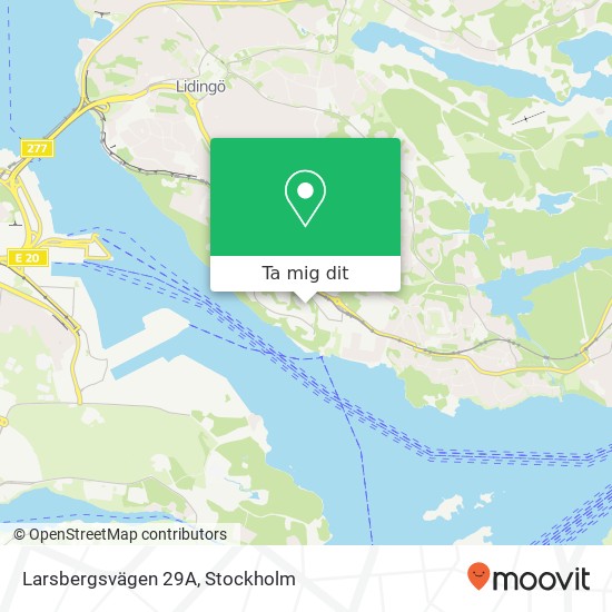 Larsbergsvägen 29A karta