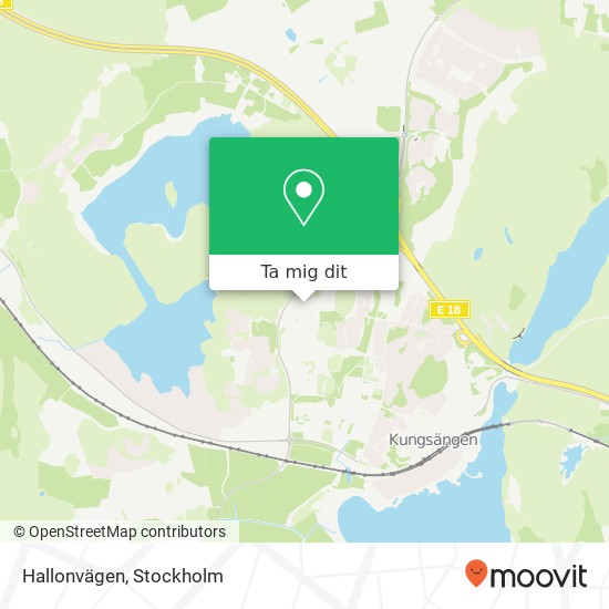 Hallonvägen karta