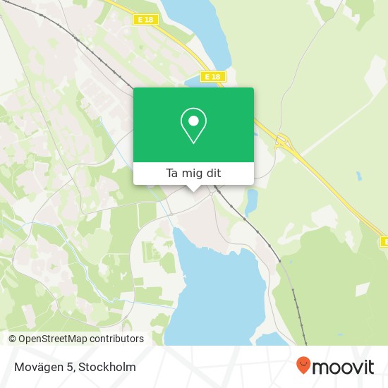 Movägen 5 karta