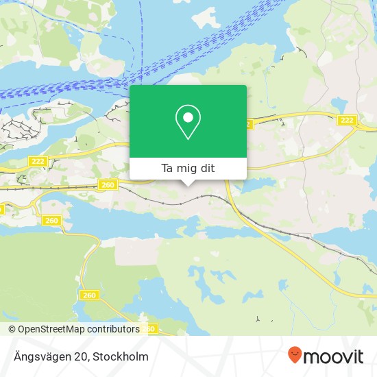 Ängsvägen 20 karta