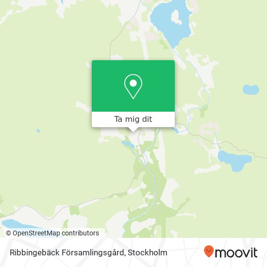 Ribbingebäck Församlingsgård karta