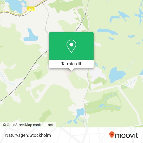 Naturvägen karta