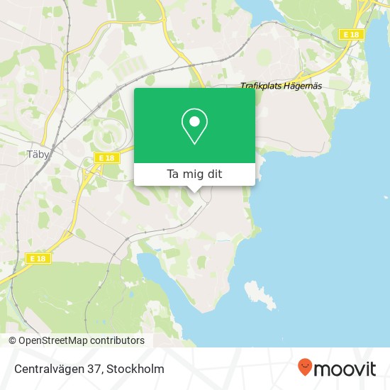 Centralvägen 37 karta