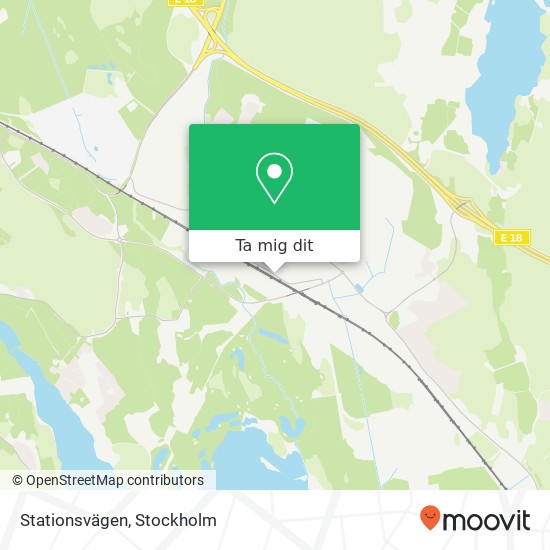 Stationsvägen karta