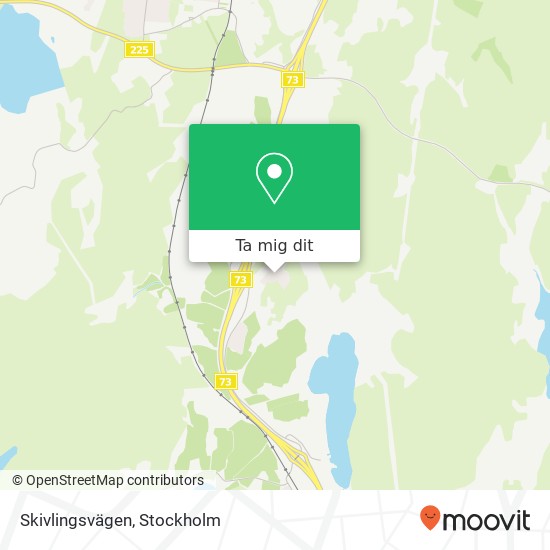 Skivlingsvägen karta