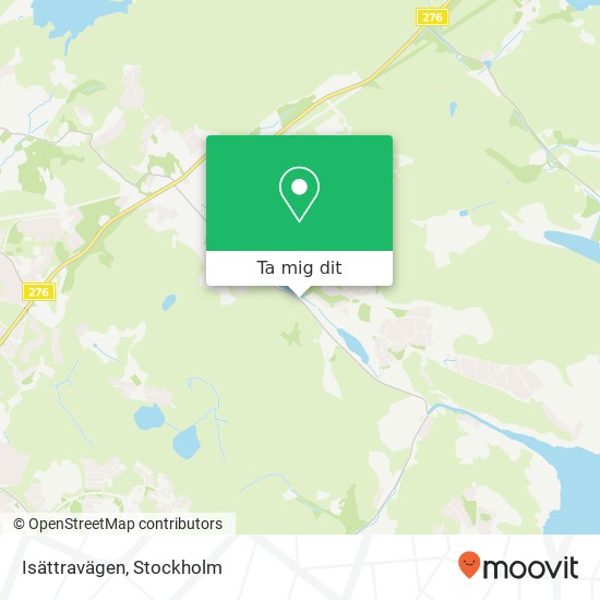 Isättravägen karta