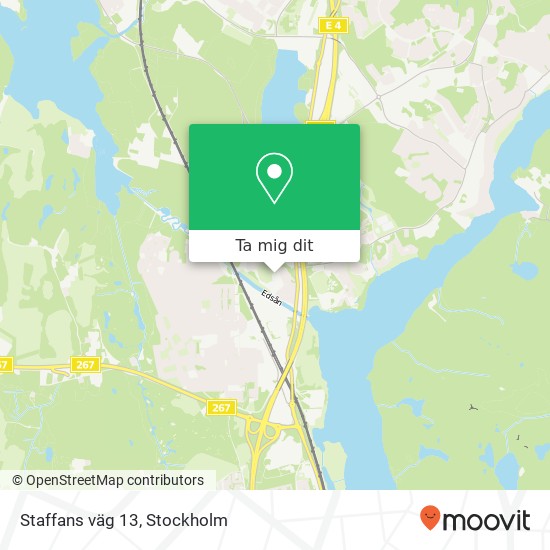Staffans väg 13 karta