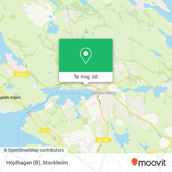 Höjdhagen (B) karta