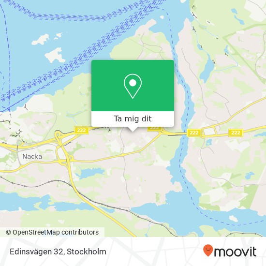 Edinsvägen 32 karta