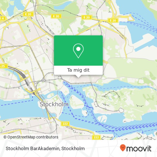 Stockholm BarAkademin karta