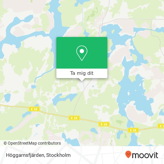 Höggarnsfjärden karta