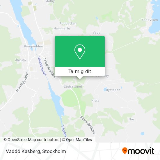 Väddö Kasberg karta