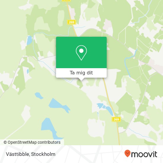 Västtibble karta