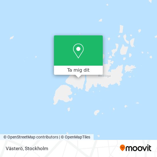 Västerö karta