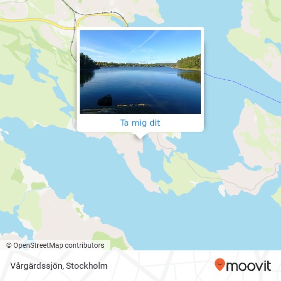 Vårgärdssjön karta