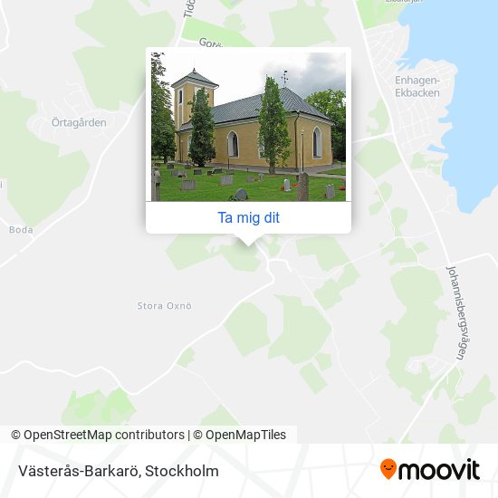 Västerås-Barkarö karta
