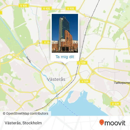 Västerås karta