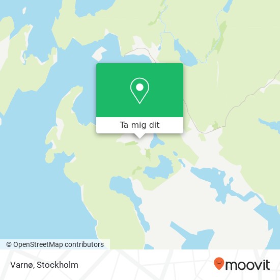 Varnø karta