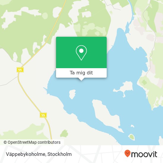 Väppebykoholme karta