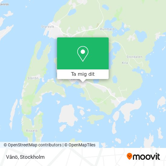 Vånö karta