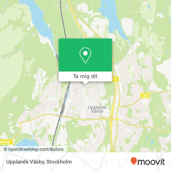 Upplands Väsby karta