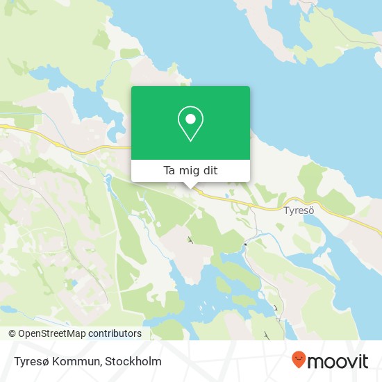 Tyresø Kommun karta