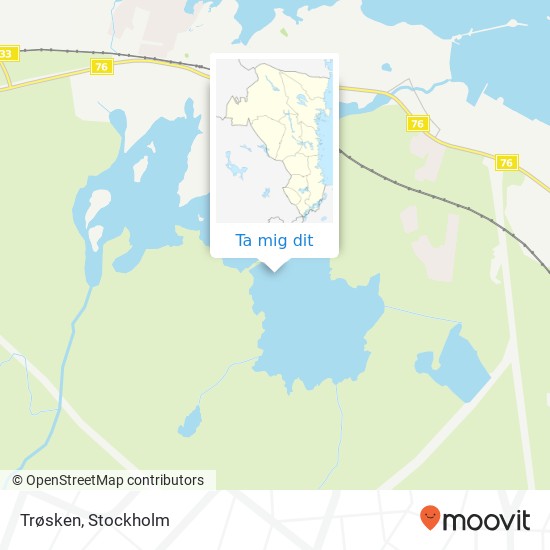 Trøsken karta