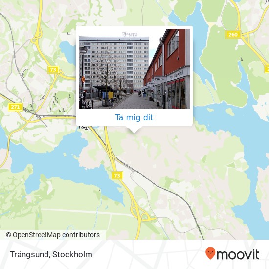 Trångsund karta