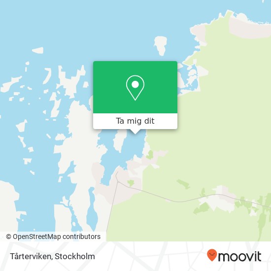 Tårterviken karta