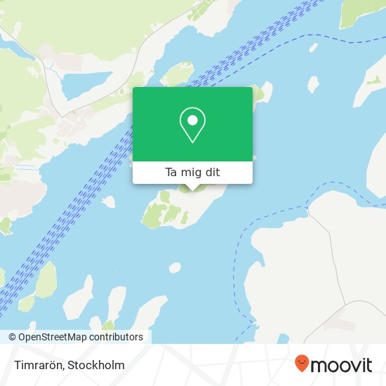 Timrarön karta