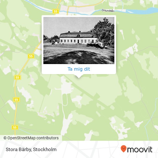 Stora Bärby karta