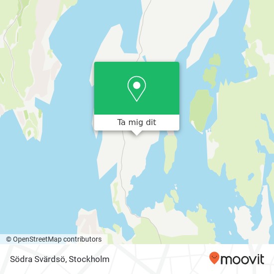 Södra Svärdsö karta