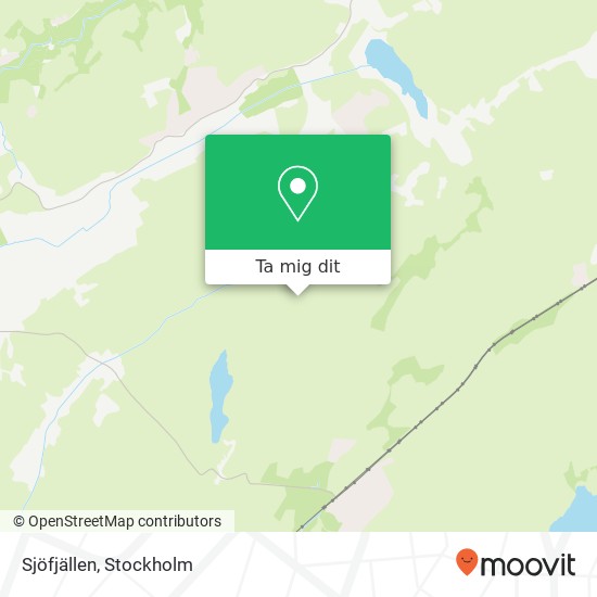 Sjöfjällen karta