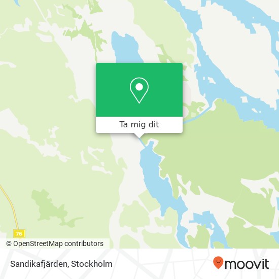 Sandikafjärden karta