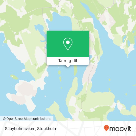 Säbyholmsviken karta